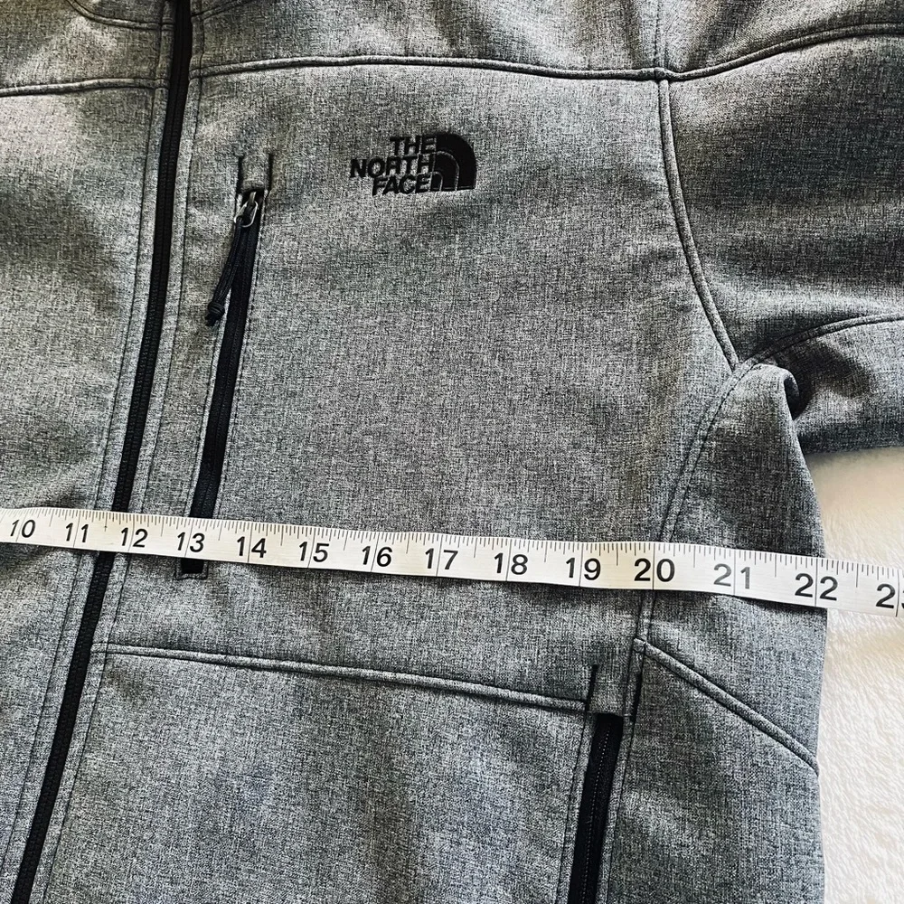 The North Face Men's Gray‎ Jacket Full Zip Pockets Sz M